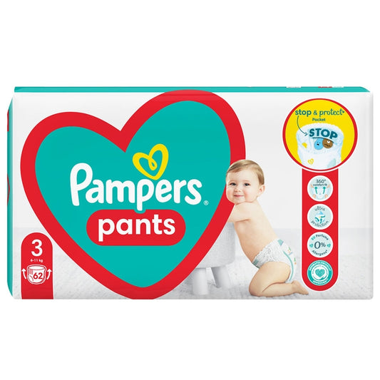 Pampers Pants Active Baby 3 for 6-11 kg  62 pcs GIANT PACK