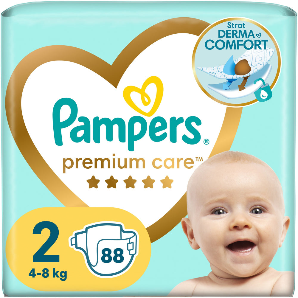 Pampers Premium Care 2  for 4-8 kg 88 pcs