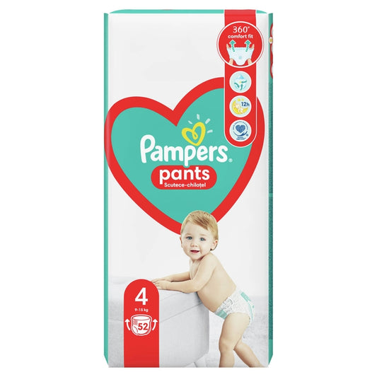 Pampers Pants Active Baby 4 for 9-14 kg 52 pcs