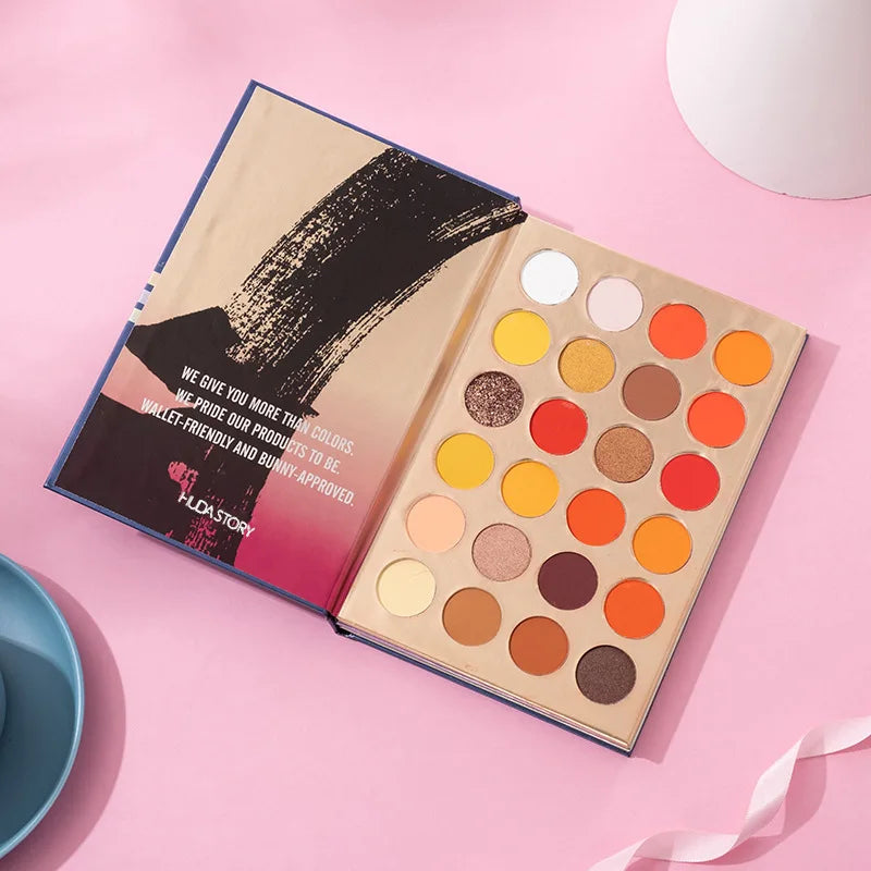 Radiant Spectrum: 72-Color Waterproof Eyeshadow Palette with High-Quality Packaging - www.kubikstore.com