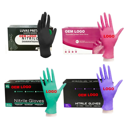 Nitrile Gloves: Powder-Free, Chemical-Proof Gloves for Tattooing, Beauty Salons, and Makeup Work - www.kubikstore.com