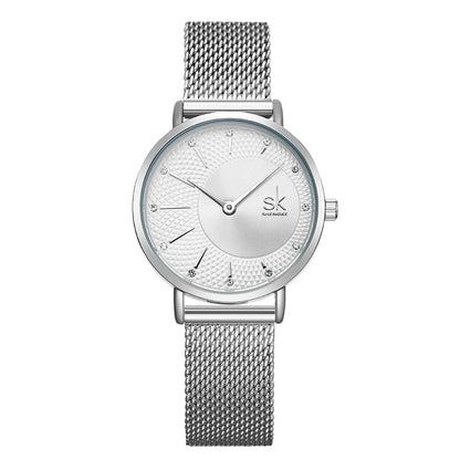 Women's Luxury Stainless Steel Watch Set: Elegant Quartz Timepieces, Perfect Gift for Her - www.kubikstore.com