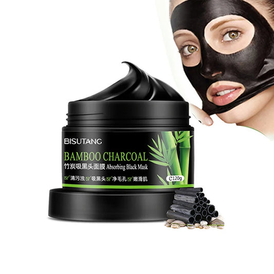 Radiant Revival: Pilaten Whitening Bamboo Charcoal Peel-Off Face Mask for Blackheads and Pores - www.kubikstore.com