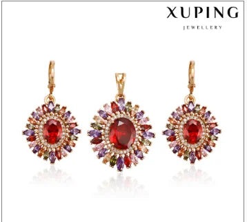 Top Grade Magnet Multicolor Gold Drop Earrings: Geometric Jewelry Set - www.kubikstore.com