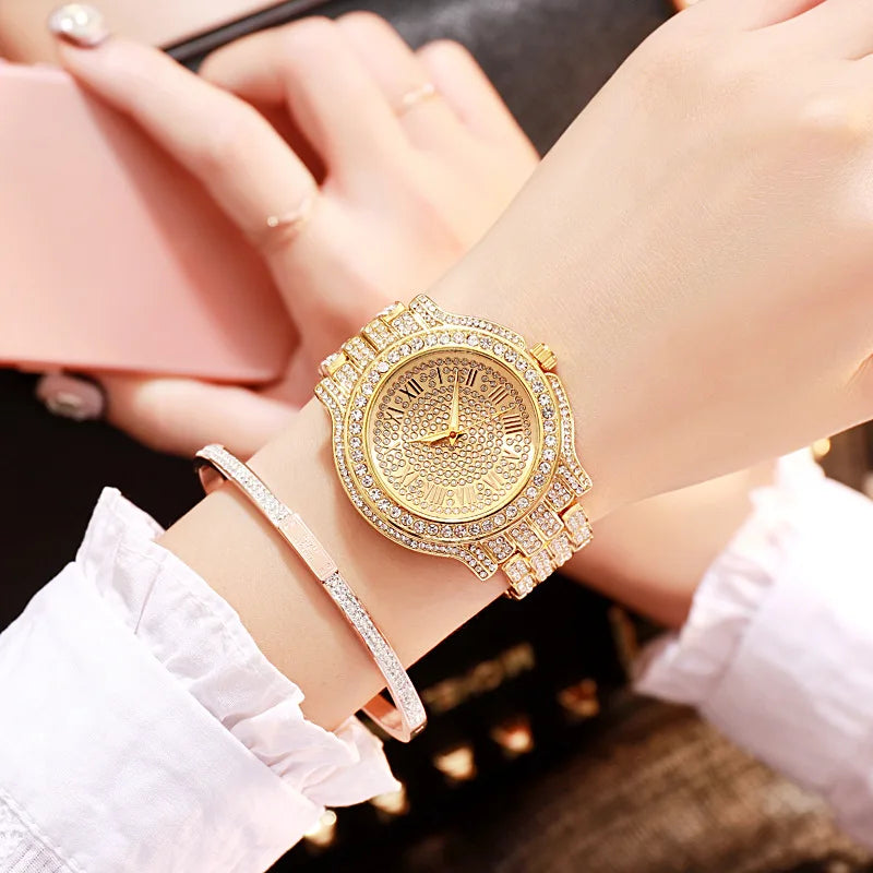 Luxury Diamond Iced Out Quartz Watches: For Men and Women - www.kubikstore.com