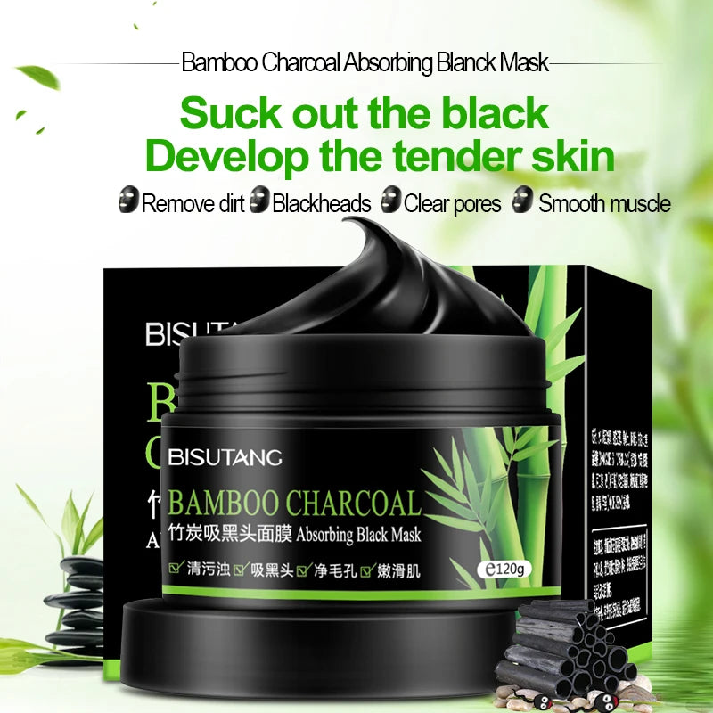 Radiant Revival: Pilaten Whitening Bamboo Charcoal Peel-Off Face Mask for Blackheads and Pores - www.kubikstore.com