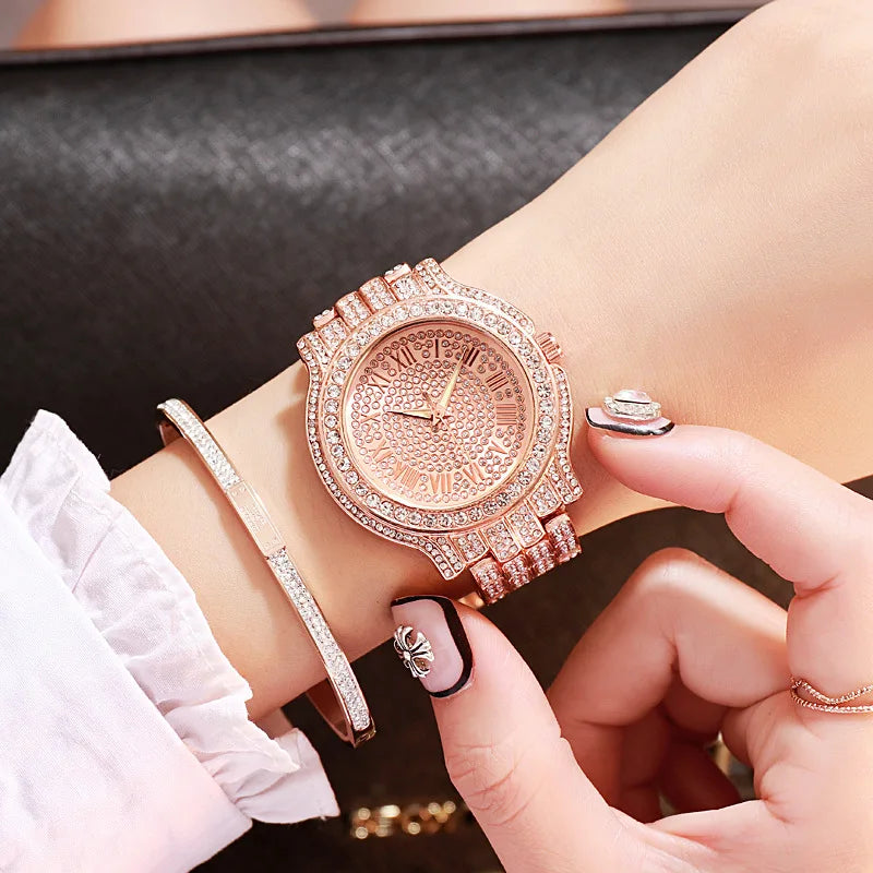 Luxury Diamond Iced Out Quartz Watches: For Men and Women - www.kubikstore.com