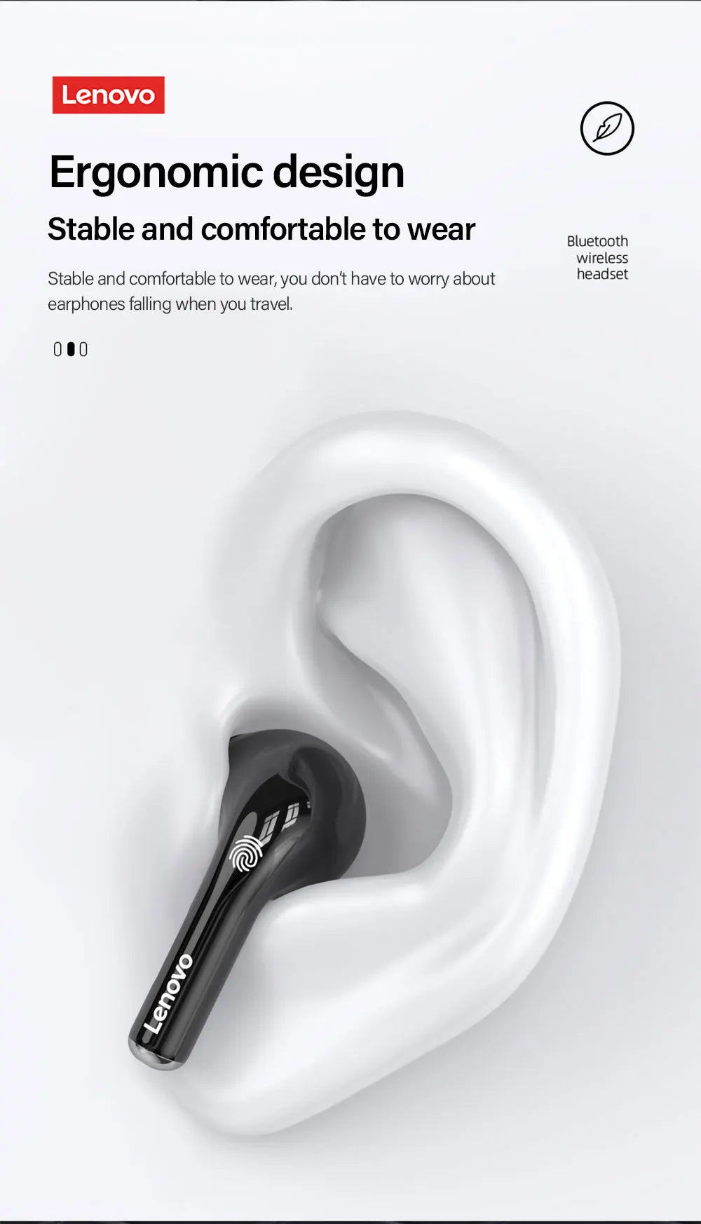 Lenovo LP12 Pro: HiFi TWS Earbuds with Type-C Fast Charging, Bluetooth Wireless, Waterproof Design, Ideal for Sports and Silent Discos! - www.kubikstore.com