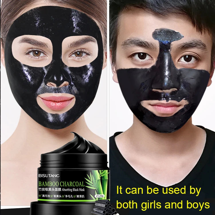 Radiant Revival: Pilaten Whitening Bamboo Charcoal Peel-Off Face Mask for Blackheads and Pores - www.kubikstore.com