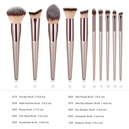 Wholesale eye shadow face makeup brushes set private label black high quality vegan makeup brush set - www.kubikstore.com