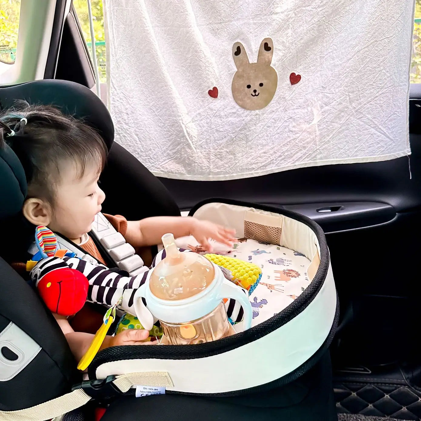 Universal Baby Seat Tray Car Seat Waterproof Tray Children's Travel Portable Table Cartoon Playpen Car Baby Seat Accessories - www.kubikstore.com