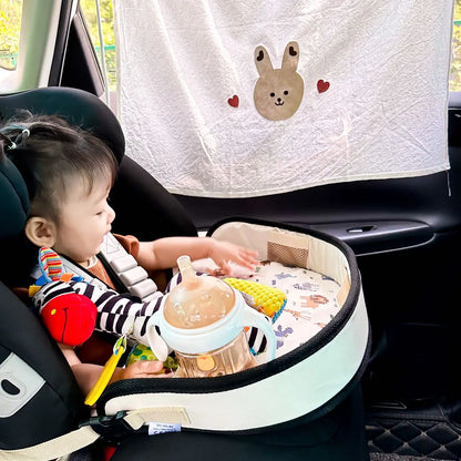 Universal Baby Seat Tray Car Seat Waterproof Tray Children's Travel Portable Table Cartoon Playpen Car Baby Seat Accessories - www.kubikstore.com