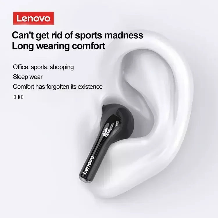 Lenovo LP12 Pro: HiFi TWS Earbuds with Type-C Fast Charging, Bluetooth Wireless, Waterproof Design, Ideal for Sports and Silent Discos! - www.kubikstore.com